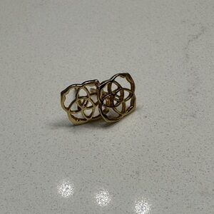 Kendra Scott Logo Stud Gold Stud Earrings - Women Jewelry